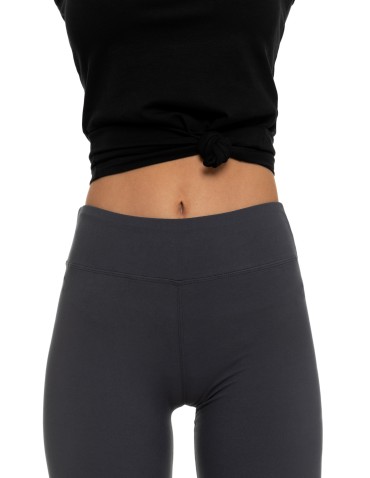 Legginsy damskie - Klasyczne legginsy damskie z wysokim stanem CZARNY - produkt 34