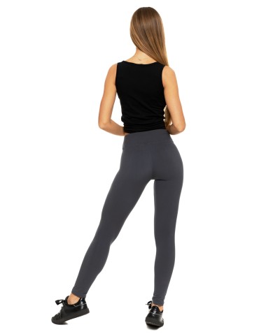 Legginsy damskie - Klasyczne legginsy damskie z wysokim stanem CZARNY - produkt 37