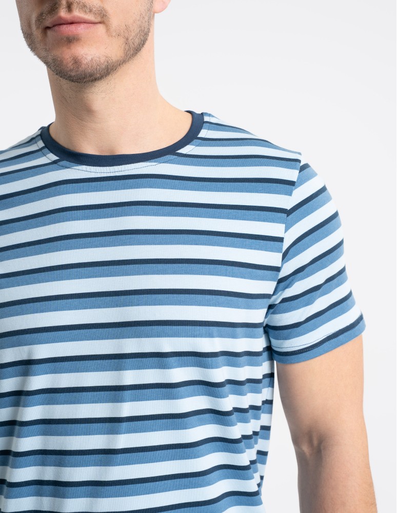 Piżamy z krótkim rękawem - Piżama męska bawełniana z krótkim rękawem i szortami WZÓR 1 - produkt moraj.pl 6