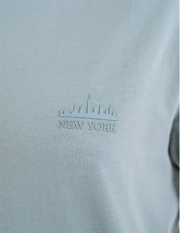 Koszulki z krótkim rękawem - T-shirt męski bawełniany 100% z nadrukiem SZARY - produkt 4