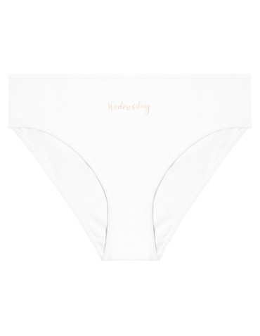 Nowości - Majtki damskie bikini bawełniane na każdy dzień tygodnia 7-pak WIELOKOLOROWY - produkt 5