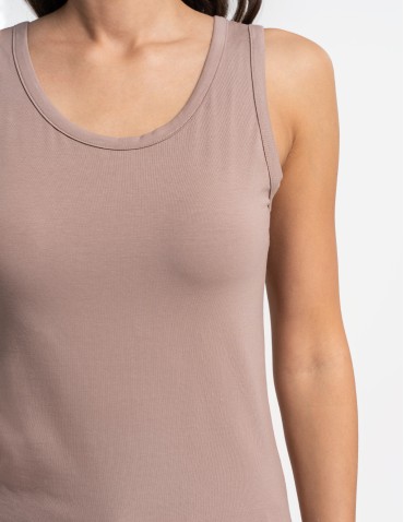 Piżamy - Piżama damska z topem na ramiączkach i szerokimi spodniami WZÓR 1 - produkt 3