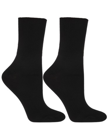 Długie - Skarpety damskie w paski z wiskozy 3-pak WIELOKOLOROWY - produkt 3