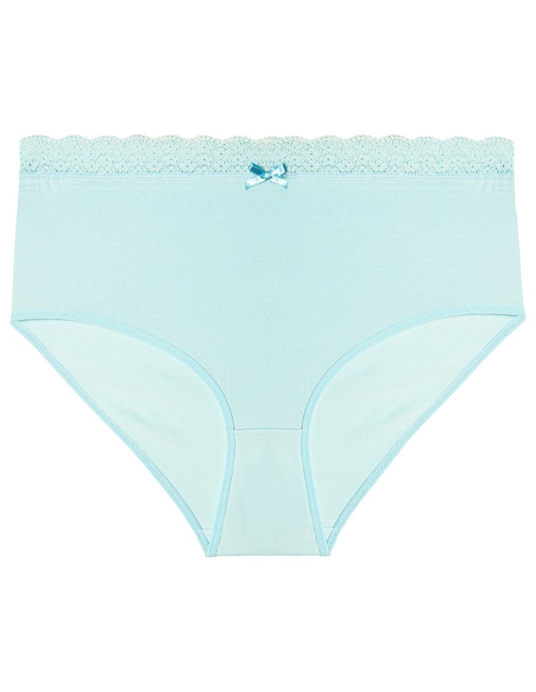 Majtki figi - Majtki damskie figi maxi bikini bawełniane w kwiatuszki 4-pak WIELOKOLOROWY  - produkt moraj.pl 7