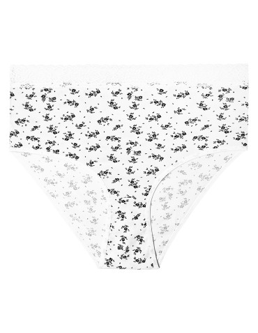 Nowości - Majtki damskie maxi bikini bawełniane z elastyczną koronką 4-pak WIELOKOLOROWY - produkt 5