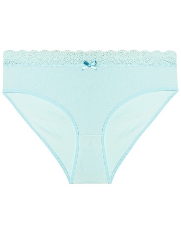 Majtki damskie - Majtki damskie figi bikini z elastycznym koronkowym pasem 4-pak WIELOKOLOROWY - produkt 7