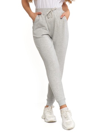 Spodnie damskie - Spodnie damskie dresowe basic JASNY SZARY - produkt 6