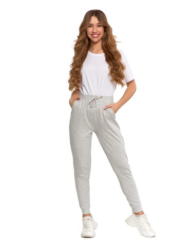 Spodnie damskie - Spodnie damskie dresowe basic JASNY SZARY - produkt 9