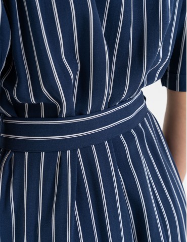 Sukienki i kombinezony - Sukienka damska szmizjerka z paskiem ze 100% wiskozy WZÓR 1 - produkt 17