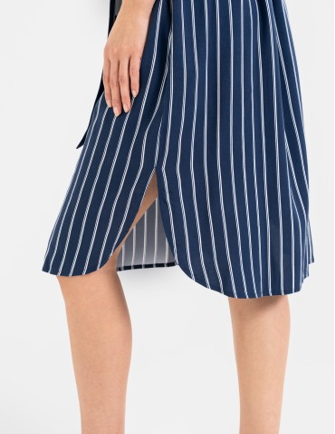 Sukienki i kombinezony - Sukienka damska szmizjerka z paskiem ze 100% wiskozy WZÓR 1 - produkt 11