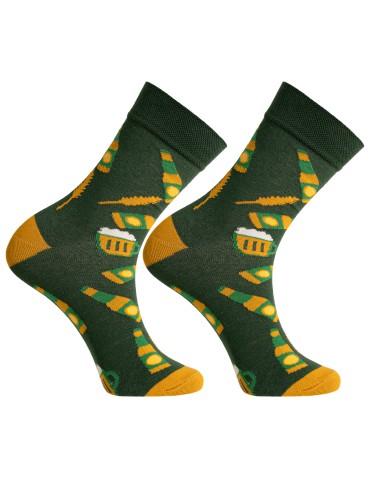 Skarpetki męskie bawełniane długie wzorzyste 3-pak - produkt 2