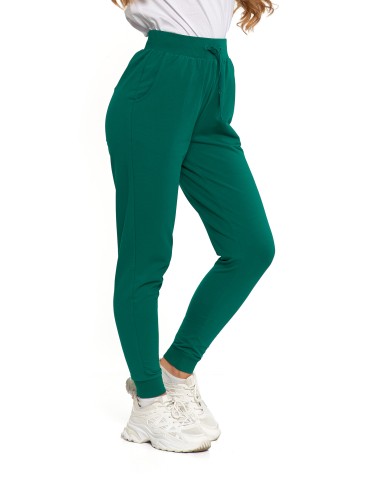 Spodnie damskie - Spodnie damskie dresowe basic KHAKI - produkt 14