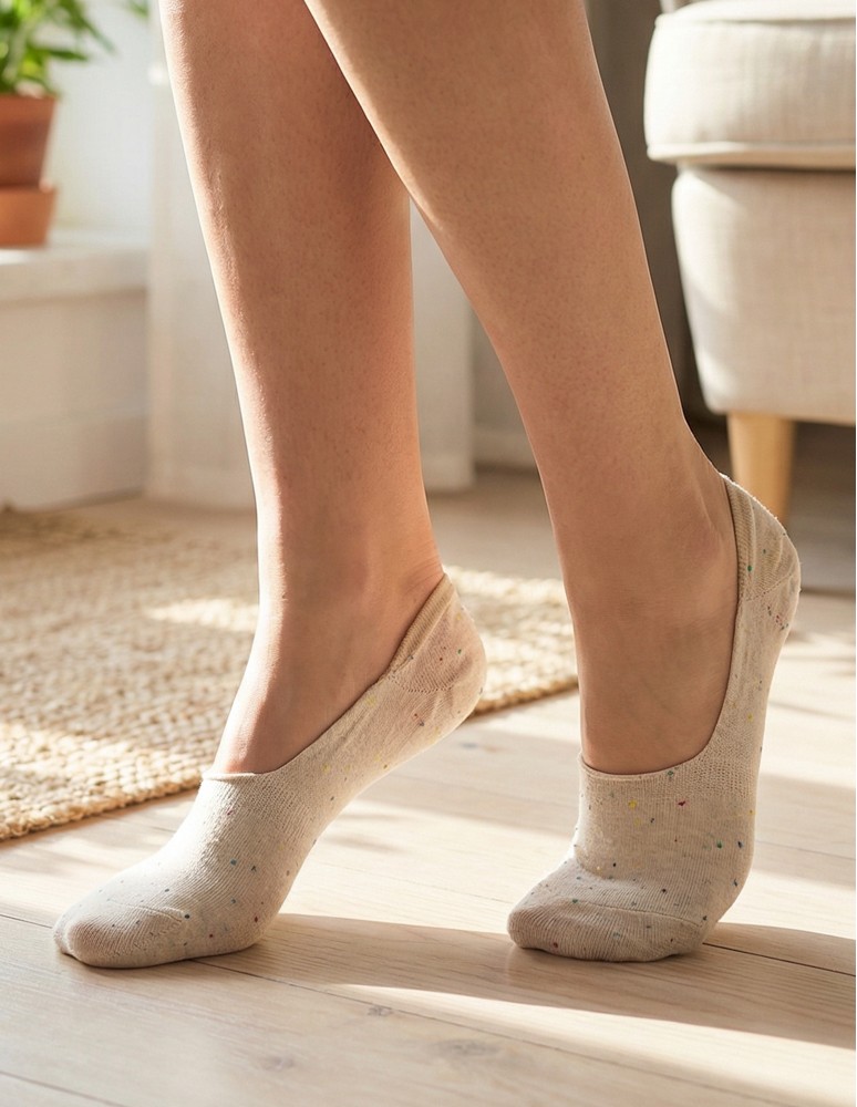 Wielopaki skarpetek - Skarpetki stopki damskie niskie 12-pak WIELOKOLOROWY - produkt moraj.pl 2