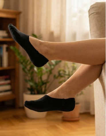 Niskie stopki - Niskie stopki damskie basic w paski 12-pak WIELOKOLOROWY - produkt 6