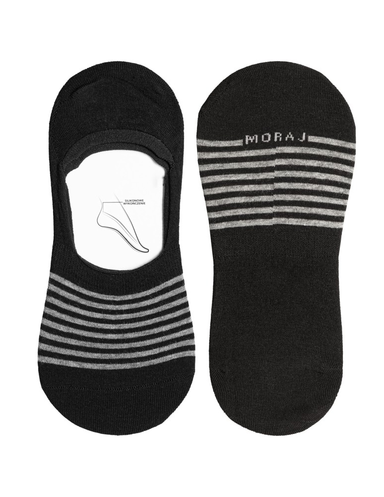 Niskie stopki - Niskie skarpetki stopki męskie bawełniane w paski 12-pak WIELOKOLOROWY  - produkt moraj.pl 3