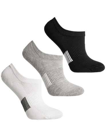 Niskie stopki - Skarpetki unisex niskie stopki sportowe z bawełny czesanej 6-pak WIELOKOLOROWY - produkt 6