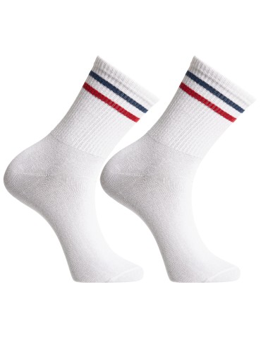 Skarpetki długie - Skarpetki męskie długie klasyczne z paskami 12-pak MIX KOLOR - produkt 4