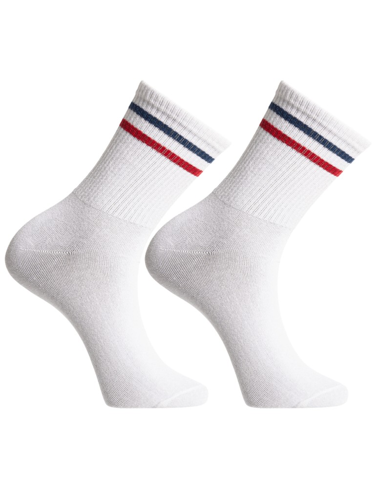 Skarpetki długie - Skarpetki męskie długie klasyczne z paskami 12-pak MIX KOLOR  - produkt moraj.pl 4