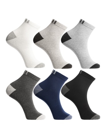 Skarpety męskie bawełniane klasyczne z delikatnymi paskami  3-pak