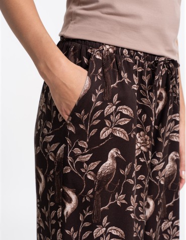 Piżamy - Piżama damska z topem na ramiączkach i szerokimi spodniami WZÓR 1 - produkt 11