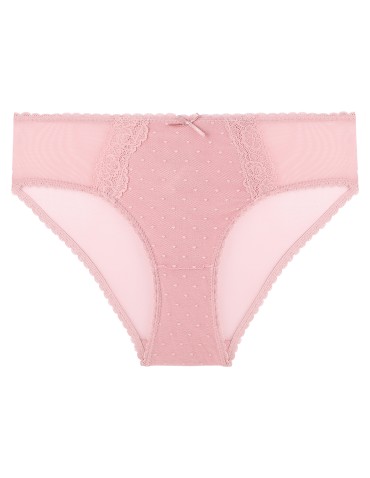 Majtki damskie figi bikini eleganckie z siateczką z tyłu 6-pak  - produkt 2