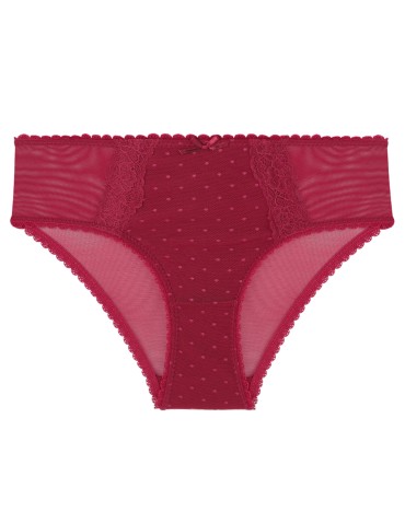 Majtki figi - Majtki damskie figi bikini eleganckie z siateczką z tyłu 6-pak MIX KOLOR - produkt 4