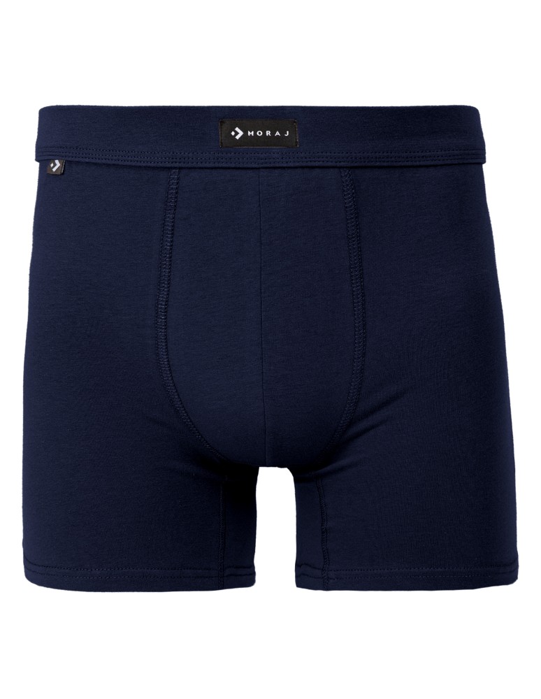 Bokserki dopasowane - Bokserki męskie bawełniane gładkie long fit 6-pak MIX KOLOR  - produkt moraj.pl 6