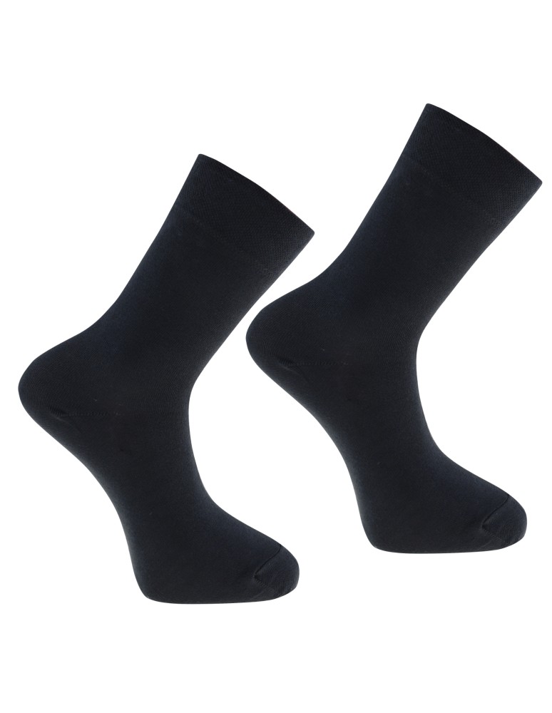 Skarpetki długie - Skarpety męskie bawełniane długie z jonami srebra 5-pak BLACK  - produkt moraj.pl 2