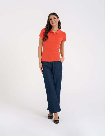 Polo - Koszulka polo damska Premium Line KORALOWY - produkt 2