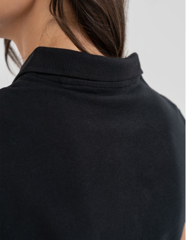 Polo - Koszulka polo damska z kołnierzykiem CZARNY - produkt 6