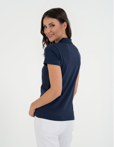 Polo - Koszulka polo damska Premium Line GRANATOWY - produkt 5