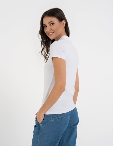 Polo - Koszulka polo damska Premium Line BIAŁY - produkt 5