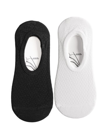 Niskie stopki - Skarpetki damskie niskie stopki klasyczne szybkoschnące 12-pak BLACK - produkt 3