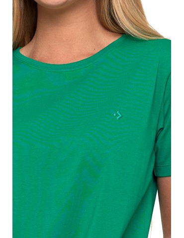 Koszulki i T-shirty - Koszulka damska bawełna Premium T-shirt dekolt okrągły BIAŁY - produkt 51