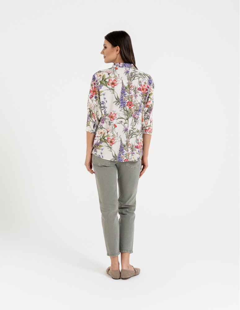 Koszule - Koszula damska oversize lekka ze 100% wiskozy WZÓR 1  - produkt moraj.pl 8