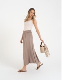 Spódnica damska maxi wiskozowa zwiewna o regularnym kroju