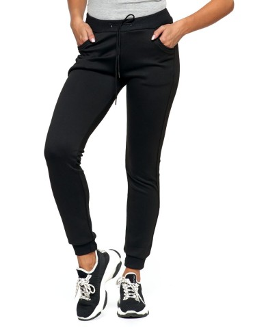 Spodnie dresowe damskie ze ściągaczami