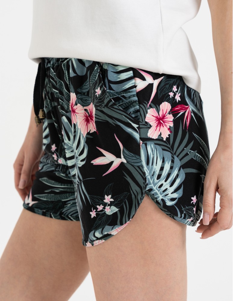 Szorty dresowe - Spodenki damskie szorty krótkie z wiązaniem i kieszeniami WZÓR 1 - produkt moraj.pl 10