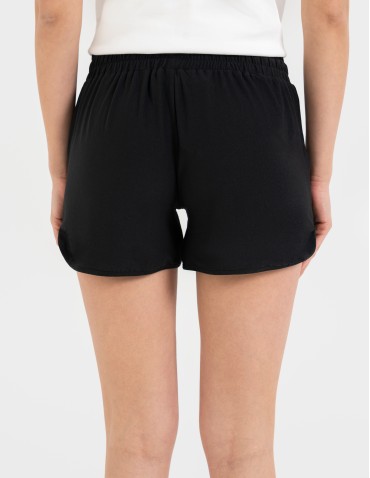 Szorty dresowe - Krótkie spodenki damskie szorty gładkie CZARNY - produkt 8
