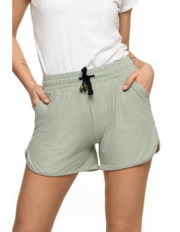 Krótkie spodenki damskie szorty gładkie  - produkt 2