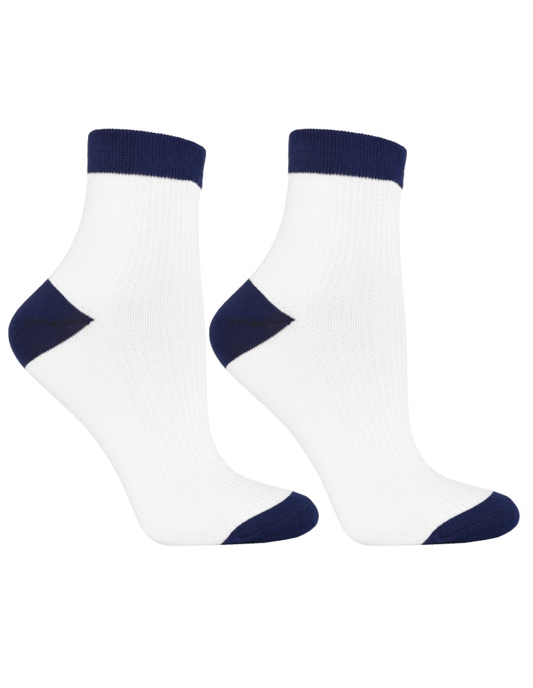 Skarpetki za kostkę - Skarpetki damskie bawełniane do kostki oddychające 12-pak WIELOKOLOROWY  - produkt moraj.pl 4