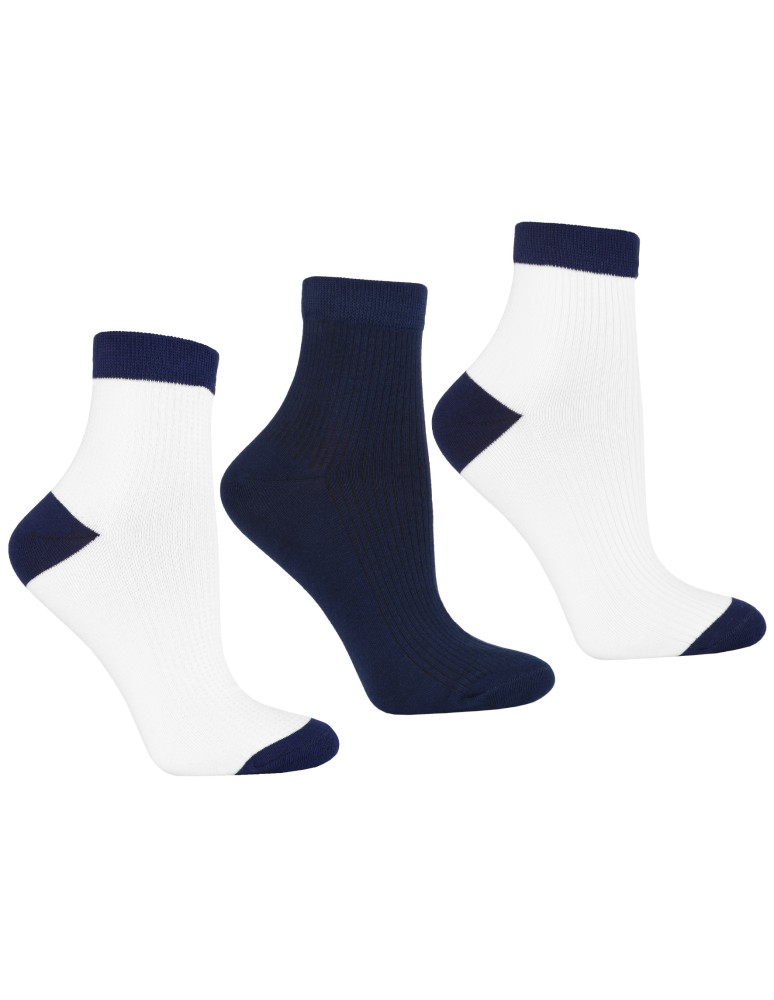 Skarpetki za kostkę - Skarpetki damskie bawełniane do kostki oddychające 12-pak WIELOKOLOROWY  - produkt moraj.pl 6