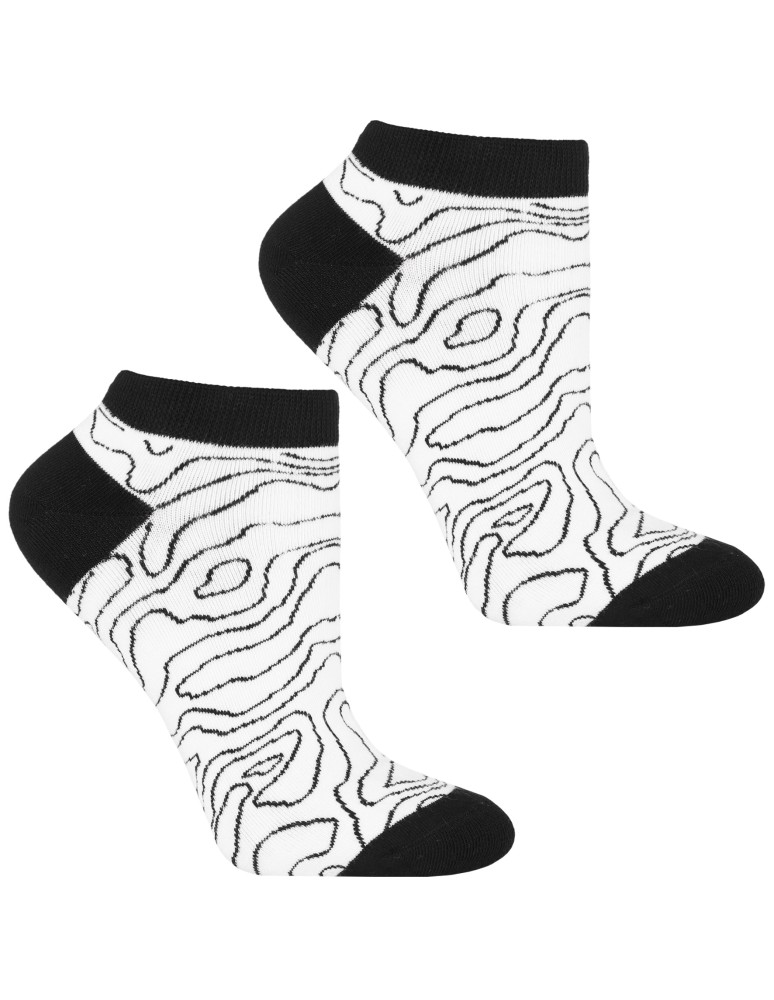 Stopki klasyczne - Skarpetki damskie stopki bawełniane mix wzorów 12-pak WIELOKOLOROWY  - produkt moraj.pl 3