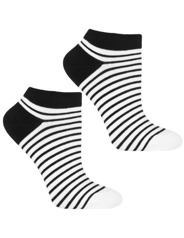 Stopki klasyczne - Skarpetki damskie stopki bawełniane mix wzorów 12-pak WIELOKOLOROWY - produkt 5