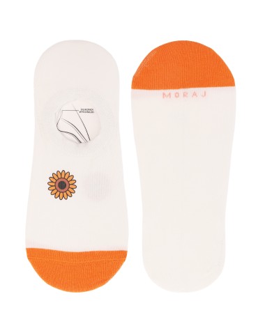 Nowości - Skarpetki damskie niskie stopki kolorowe w stokrotki bawełniane 6-pak WIELOKOLOROWY - produkt 3