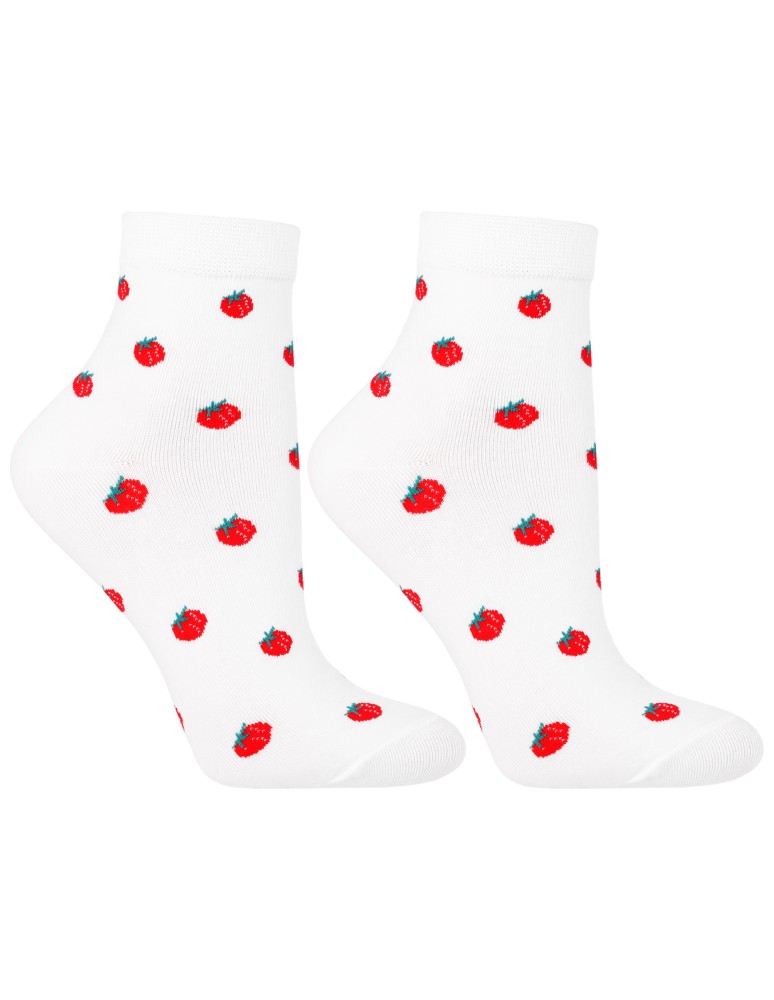 Skarpetki za kostkę - Skarpetki damskie bawełniane do kostki w owocowe wzory 6-pak WIELOKOLOROWY  - produkt moraj.pl 5