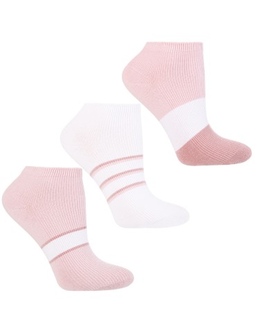 Skarpetki damskie stopki bawełniane w paski 6-pak  - produkt 2