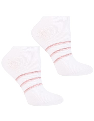 Stopki klasyczne - Skarpetki damskie stopki bawełniane w paski 6-pak WIELOKOLOROWY - produkt 2