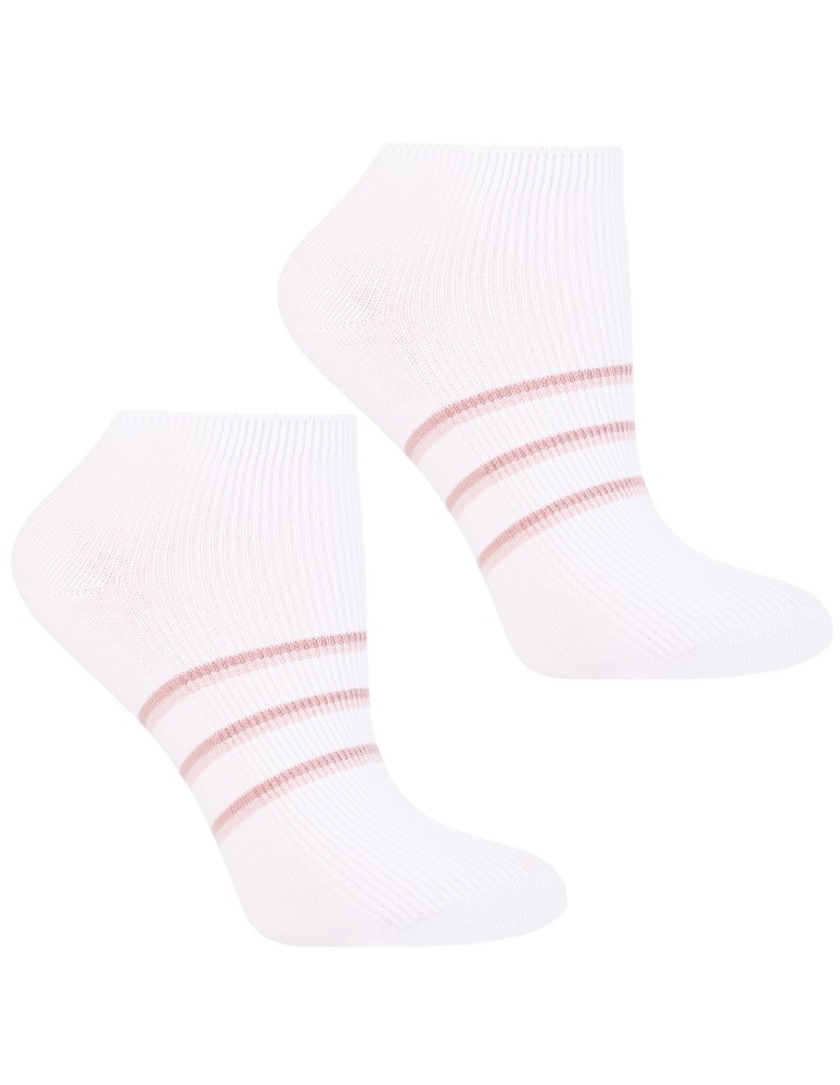 Stopki klasyczne - Skarpetki damskie stopki bawełniane w paski 6-pak WIELOKOLOROWY  - produkt moraj.pl 2