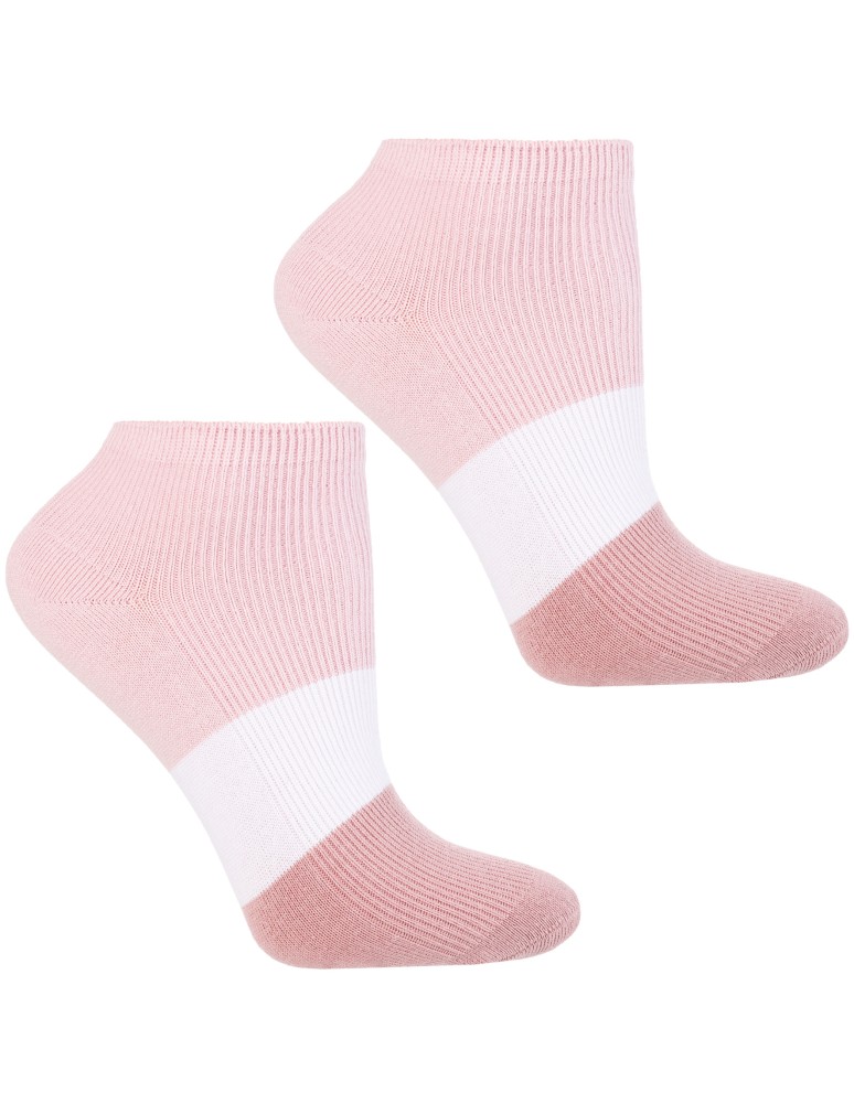 Stopki klasyczne - Skarpetki damskie stopki bawełniane w paski 6-pak WIELOKOLOROWY  - produkt moraj.pl 3